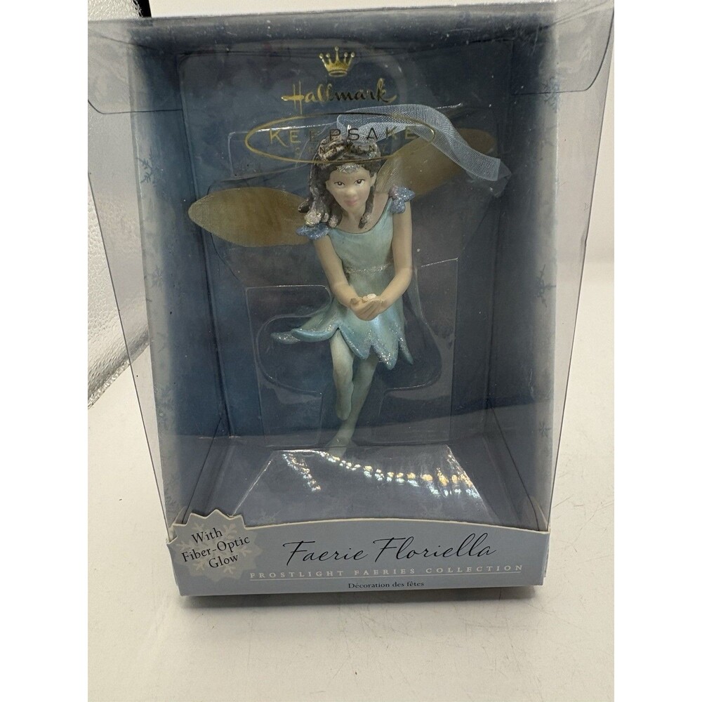 Hallmark Keepsake Ornament Frostlight Faerie Floriella Fiber Optic Glow In Box